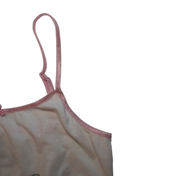 Disney Women's Minnie Mouse Chemise Sleepwear Pink and White Cotton Size M - Picture 6 of 10